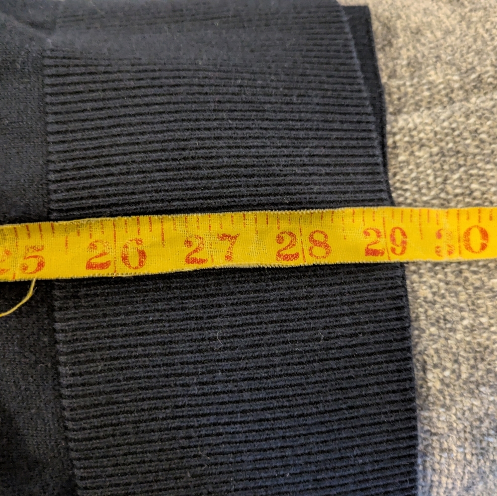 croft & barrow Black Open-Front Women's Cardigan - Picture 10 of 11